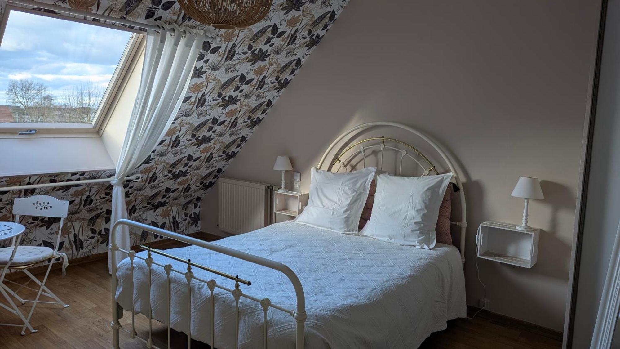 Chambre Rose Blanche Le Lude Bagian luar foto